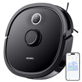 EUREKA Robotic Vacuum Cleaner, NER650 2000Pa Robot Vacuum with LDS Navigation, Smart Mapping and Wi-Fi Connected for Carpet Floo