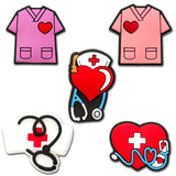Hedbitoyo Nurse Silicone Beads, Cute Beads for DIY Crafts Jewelry Necklaces Bracelets Keychain Pen Making