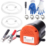 PLUMIA Oil Change Pump Extractor 12V 80W, Upgraded Diesel Fluid Scavenge Suction Oil Transfer Pump with Tube, Marine Oil Change