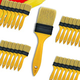 PANCLUB Not Chip Brush, Paint Brushes for Walls 2 inch 28 Pack, S.Chip Brush Never Lose Bristles - Small Package, 100% Plastic,