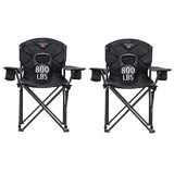 SUNNYFEEL XXL Oversized Camping Chair Heavy Duty 800 LBS for Big Tall People Above 6'4 Padded Portable Folding Sports Lawn Chair