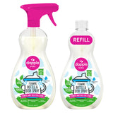 Dapple Baby Bottle & Dish Foaming Power Spray, Hypoallergenic Dish Soap for Baby Bottles, Powered by Plants, Fragrance Free, 16.