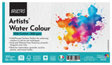 Brustro Artists Watercolour Paper 25% Cotton Cold Pressed 300 Gsm, Size 50 X 70 Cm, 10 Sheets