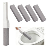 GPPMMWPG Pumice Stone Toilet Bowl Cleaner with Handle for Hard Water & Rust