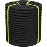 3/4 Inch Arborist Tree Pulling Rope - 100 Feet Tree Swing Rope for Rigging, Outdoor Use - High Strength Double Braided Polyester