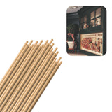 Hardwood Round Dowels (1/8 x 36, Pack of 25) | Variety of Diameters & Wood Species | Unfinished Wooden Dowel Rods for Crafts & D
