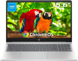 HP 15.6 Chromebook Laptop, Intel Processor N200, 8GB RAM, 64GB eMMc, HD Anti-Glare Display, UHD Graphics, Long Battery Life, WiF