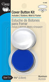 Dritz 1460 Cover Button Kit with Tools, Size 60 11/2Inch, 2Piece, Nickel