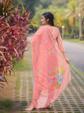 Gosriki Women'S Rayon Viscose Straight Printed Kurta With Pant & Dupatta (Zaggu Pink-Vks02-Gs_L_Pink_Large),Pink,,B0F54BQH5F