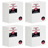 7 Count (28 Total) 11x 14Super Value Canvas by Artist's Loft Necessities - Acid Free Cotton Canvas for Paint, Acrylic, &