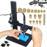 Heat Set Insert Tool with 370PCS Threaded Inserts Brass Inserts 3D Printing,Heat Set Insert tip for Thread Knurled Nut M2/M3/M4/