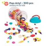 B. Toys - Pop Arty! 300 Pcs- Jewlery Making Kit- Creative Pop Snap Bead Set For Kids -Diy Craft Jewelry Making Kit -Necklaces, R