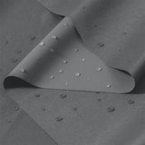 600D Outdoor Waterproof Fabric, Grey Nylon Fabric, 59 Wide Lightweight Waterproof Material for Outdoor Chair Cushion Furniture C