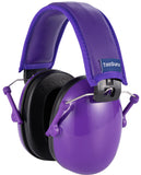 TacGuru 130 - Kids Ear Protection Earmuffs, Hearing Protection for Kids, One Size for 3-16 Yr Old, Purple
