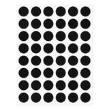 Gosknor 48 Pcs Felt Pads for Cabinet Door, 1/2in Black Round Quite Cabinet Protectors Pads Bumpers Self Adhesive Felt Furniture