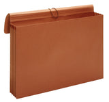 GlobeWeis/Pendaflex Tabloid Wallet File, 12 x 18 Inches, 3.5Inch Expansion, Elastic Closure, Brown (B1060E)