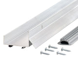 M-D Building Products 80622 36 in. Silver Aluminum U-Shape Commercial Screw-on Under Door Seal