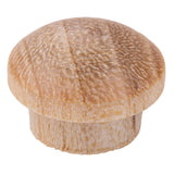 Mushroom Birch Screw Hole Button Plugs | 1/4 Diameter | Pack of 50 Approx. | Wood Turned End Grain Round Mushroom Head with Shoulders | UA-057-BW