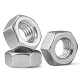 BNUOK 300 Pack M4-0.7 Hex Nuts, Stainless Steel 304 (18-8) Hex Nut, M4 Nuts Standard Metric Coarse Thread Hex Machine Screw Nuts