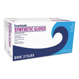 Boardwalk 315LCT PowderFree Synthetic Vinyl Gloves Large Cream 4 mil 1000/Carton