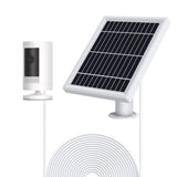 OLAIKE Solar Panel for Ring Stick Up Cam Battery/Plug-in, Waterproof Solar Charger Continuous Charging with 3.8M/12ft Waterproof