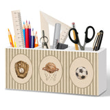 WODMIS Baseball Basketball Soccer Sports Kids Pen Pencil Holder for Desk