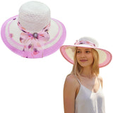 Trubliz WomenS Sun Hat Stylish Garden Beach Cap, Foldable For Travel Sun Protection For Girls Summer Hat For Women Light Cr