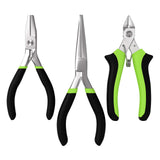 Metal Earth 3Piece Tool Set Clipper Flat Nose Pliers Needle Nose Pliers
