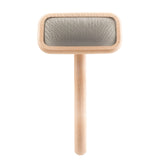 Chris Christensen Mark II Slicker Brush, Groom Like a Professinal, Stainless Steel Pins, Lightweight Beech Wood Body, Ground and