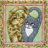 Quilt Magic Sew Wall Hanging KitCats Meow, Green