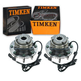 2 pc Timken Front Wheel Bearing Hub Assembly compatible with Ford Excursion 2000-2005