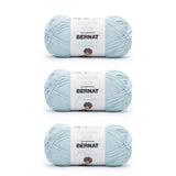 Bernat Softee Cotton Dusk Sky Yarn - 3 Pack of 120g/4.25oz - Nylon - 3 DK (Light) - 254 Yards - Knitting, Crocheting & Crafts