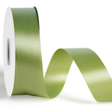 LaRibbons Sage Green Stiff Floral Satin Ribbon 1.5 Inch x 100 Yards, Polypropylene Ribbon for Easter Decor, Spring Wreaths, Gift