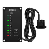 briidea RV Tank Sensor Monitor Panel, RV Water Tank Level Monitor with LED Indicator, Allow You to Replenish The Water Tank in T