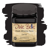 Dixie Belle Paint Company Chalk Finish Furniture Paint - Caviar (32oz) - Matte Black Chic Chalk Mineral DIY Furniture Paint