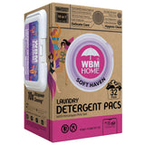 WBM Home Laundry Pods, 32 Count | Specially Designed for Undergarments With Soft Heaven Fragrance | Laundry Detergent Pods Formu