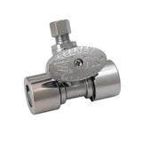 Plumb Pak K2801PCPO Quarter Turn Quick Lock in Line Valve 1/2 in. x 1/4 in, Silver