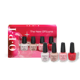 OPI Nail Lacquer 4PC Mini Pack | 4 Crme & Shimmer Spring Shades, Chip Resistant Nail Polish Gift Set | The New OPIcons Collectio