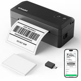 KNAON Shipping Thermal Label Printer, 4x6 Portable Label Printer, Bluetooth Label Maker for Small Business, Support iPhone,Andro