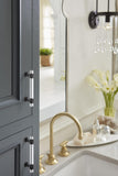 Amerock | Cabinet Pull | Clear/Black Bronze | 6-5/16 Inch (160 Mm) Center To Center | Glacio | 1 Pack | Drawer Pull | Drawer Han
