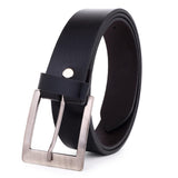 Zacharias MenS Artificial Leather Combo Pack Of 2 Belt (Aj02_Black_Free Size) (Pack Of 1)