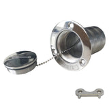 NRC&XRC New Casting 2(50mm) Boat Waste Deck Fill/Filler with Key Cap Marine Grade316 SS Hardware for Boat Yacht Caravan,RV