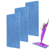 Mop Pads Replacement for Rejuvenate Microfiber Mops, Compatible with Rejuvenate Click N Clean MultiSurface Spray Mop, Resuable