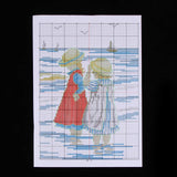 Vms India Stamped Cross Stitch Kit PrePrinted Pattern Embroidery Kit 14Ct 19 X 27Cm
