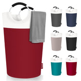 LilyFantasy 125L Laundry Basket, Collapsible Laundry Hamper with Padded Handles, Waterproof Laundry Bag, Tall Clothes Hamper Sta