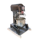Shoppers Hub PNQ 2000W 3Speed 40L Planetary Mixer B40 with Guard Belt, Wooden Case, SS Bowl & 3 Attachments for Dough, Atta, Ca
