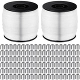 Sumind Strong Clear Picture Hanging Wire Invisible Picture Frame Fishing Wire up to 100 Lbs 656 Feet Monofilament Fishing Line w