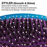 Olivia Garden The OG Brush Styler Brush OGD-C02 (Blue) Smooth & Shine