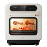 CIARRA 8-in-1 Air Fryer Steam Oven Countertop, 13QT Mini Toaster Oven with Steam, Rapid Steam, Air Fry, Vapor Bake, Steam Clean,