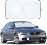 EcoNour Patented Design Car Windshield Sun Shade | Blocks 99% Heat & Keeps Interior Cool | Fits Cars, SUVs, Trucks | Automotive